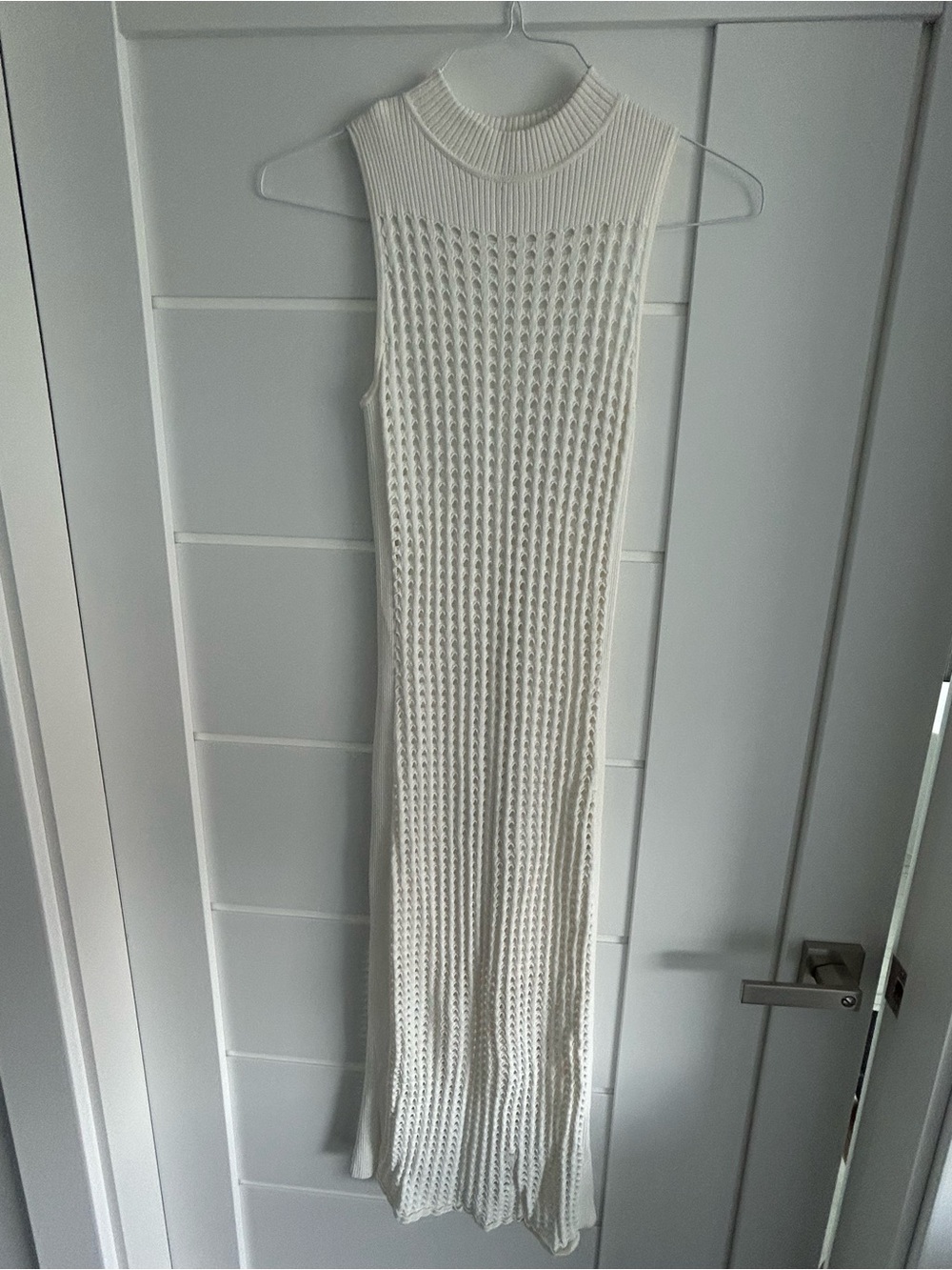 rag & bone Cream Sleeveless Knit Maxi Dress
